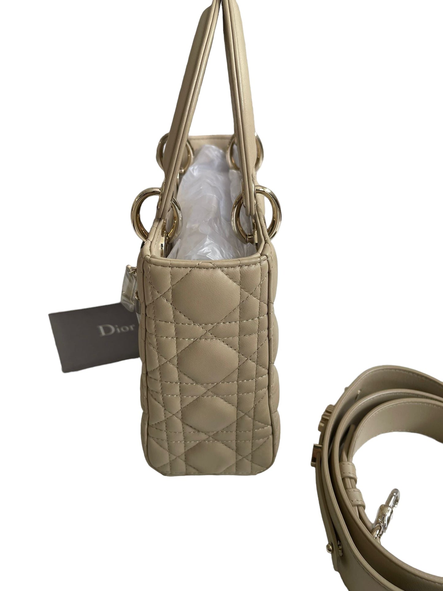 My ABC Dior Small Lady  Bag Light Beige