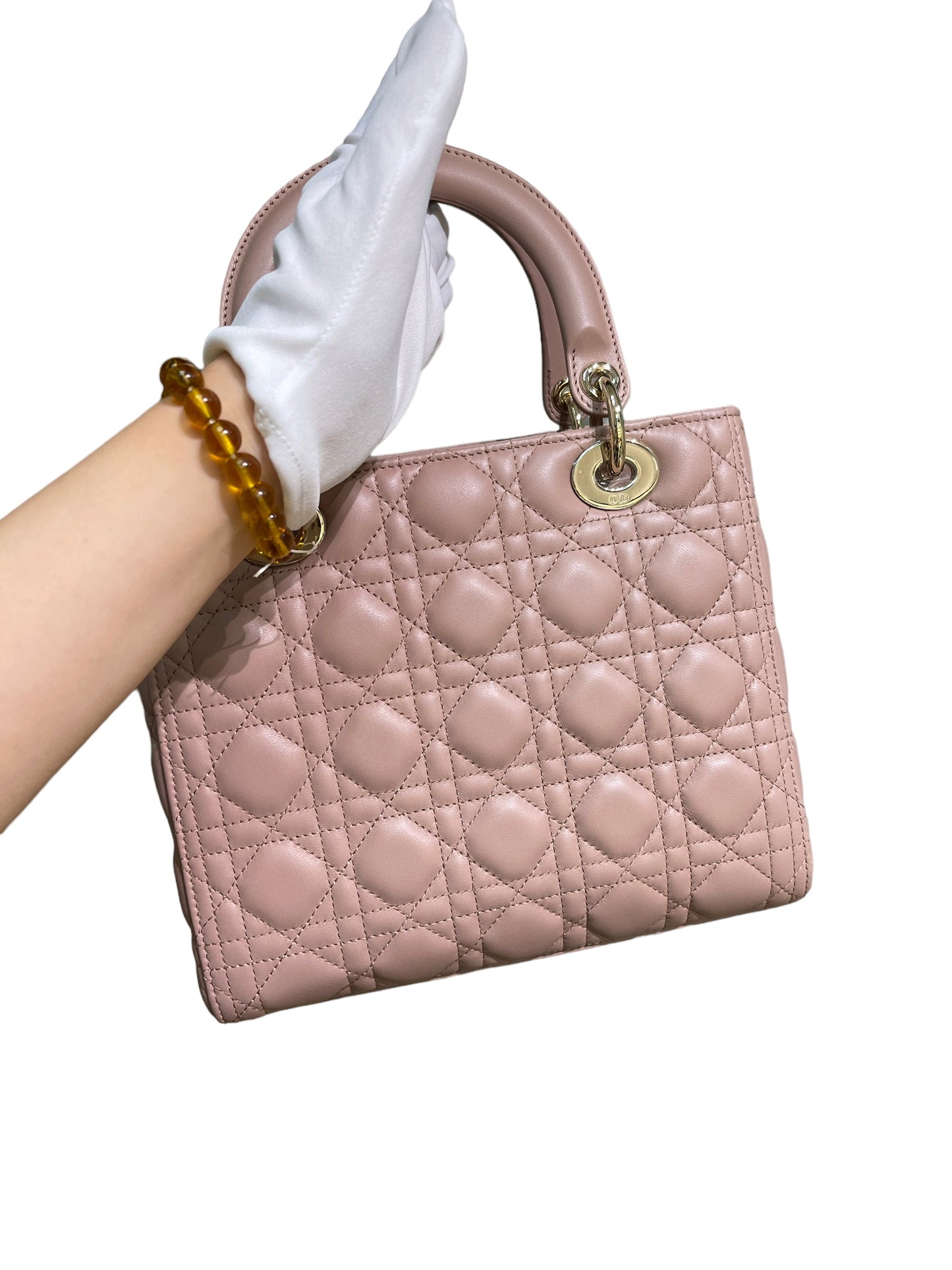 My Dior Lady Medium Flap Blush/Fard Color Bag