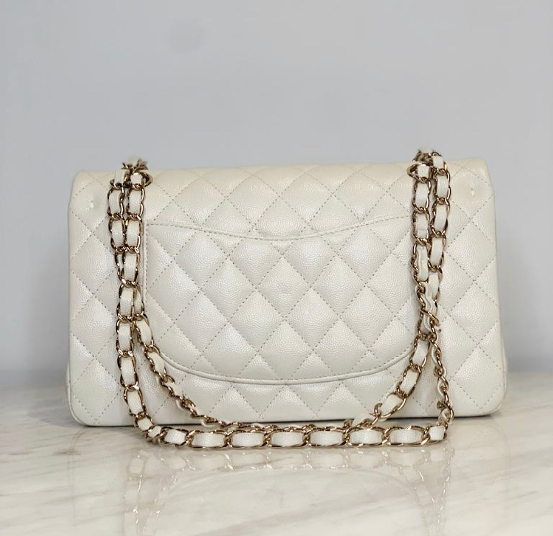 Chanel Classic Flap Medium White
