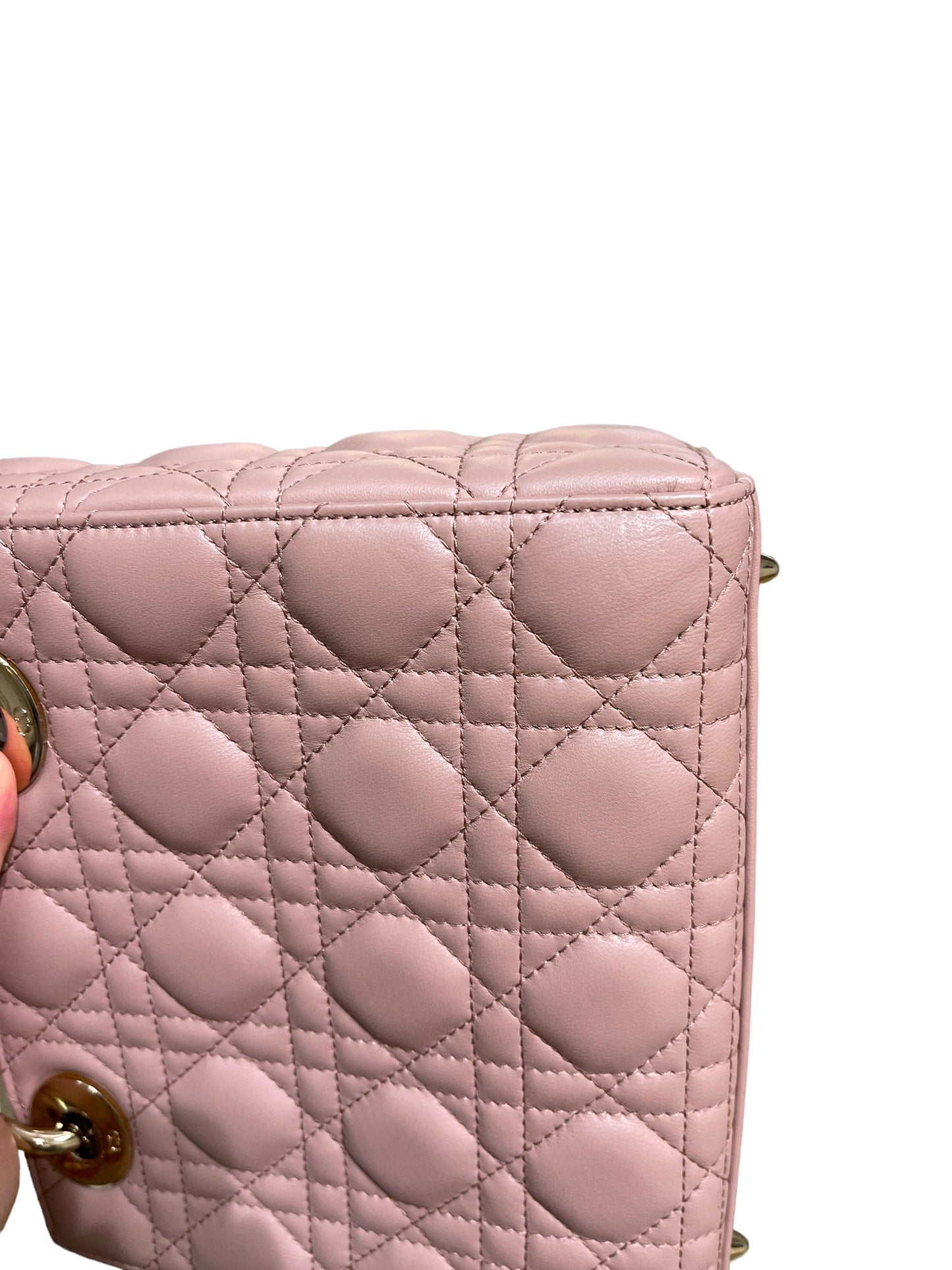 My Dior Lady Medium Flap Blush/Fard Color Bag