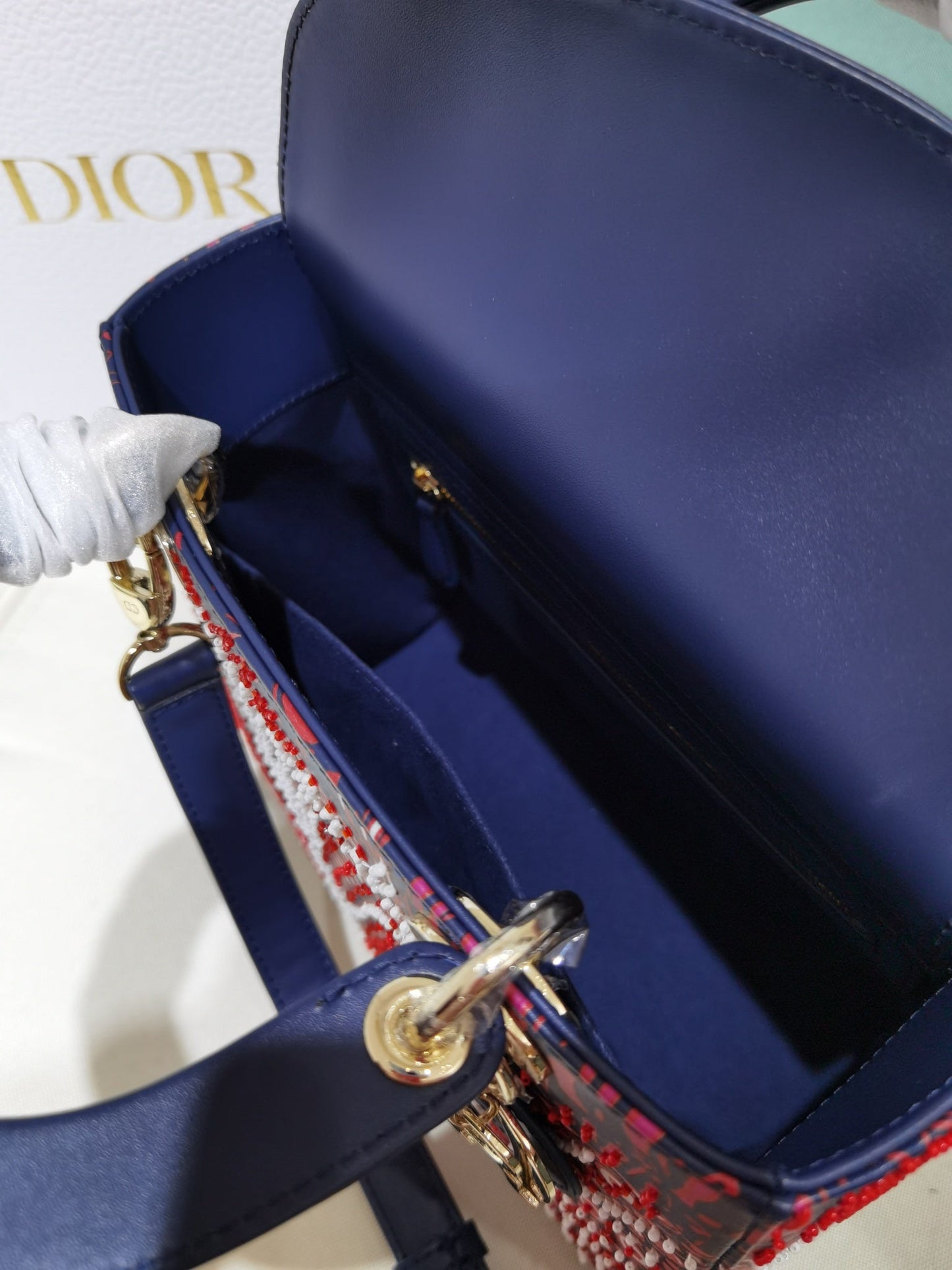 Christian Dior Medium Lady D Lite Bag