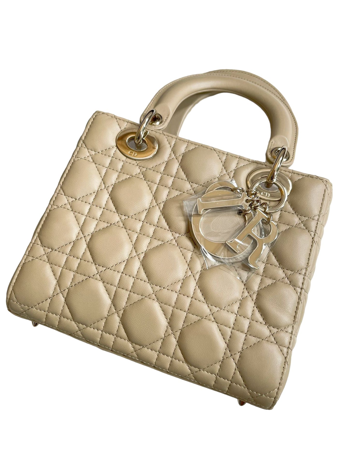My ABC Dior Small Lady  Bag Light Beige