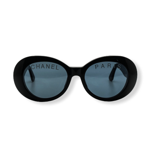 Chanel Oval Frame Vintage Sunglasses