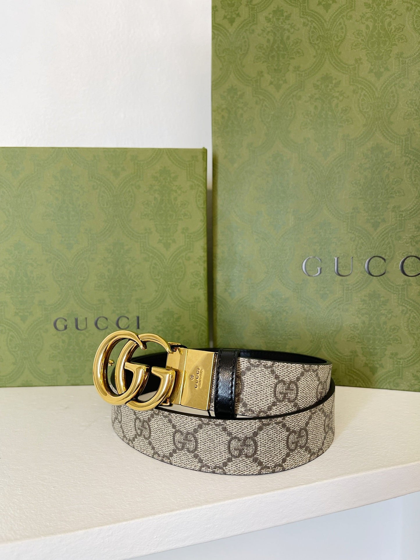 Gucci GG Marmont Reversible Belt