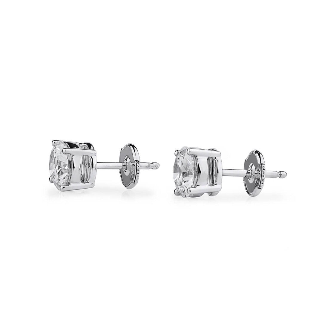 2.02ct Diamond Round Stud Earrings