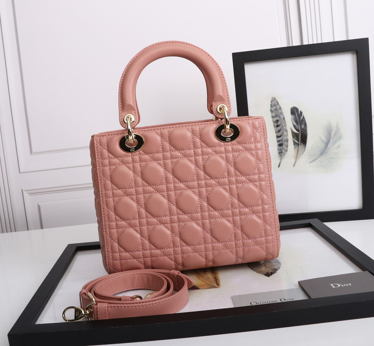 Christian Dior Medium Lady Dior  Bag