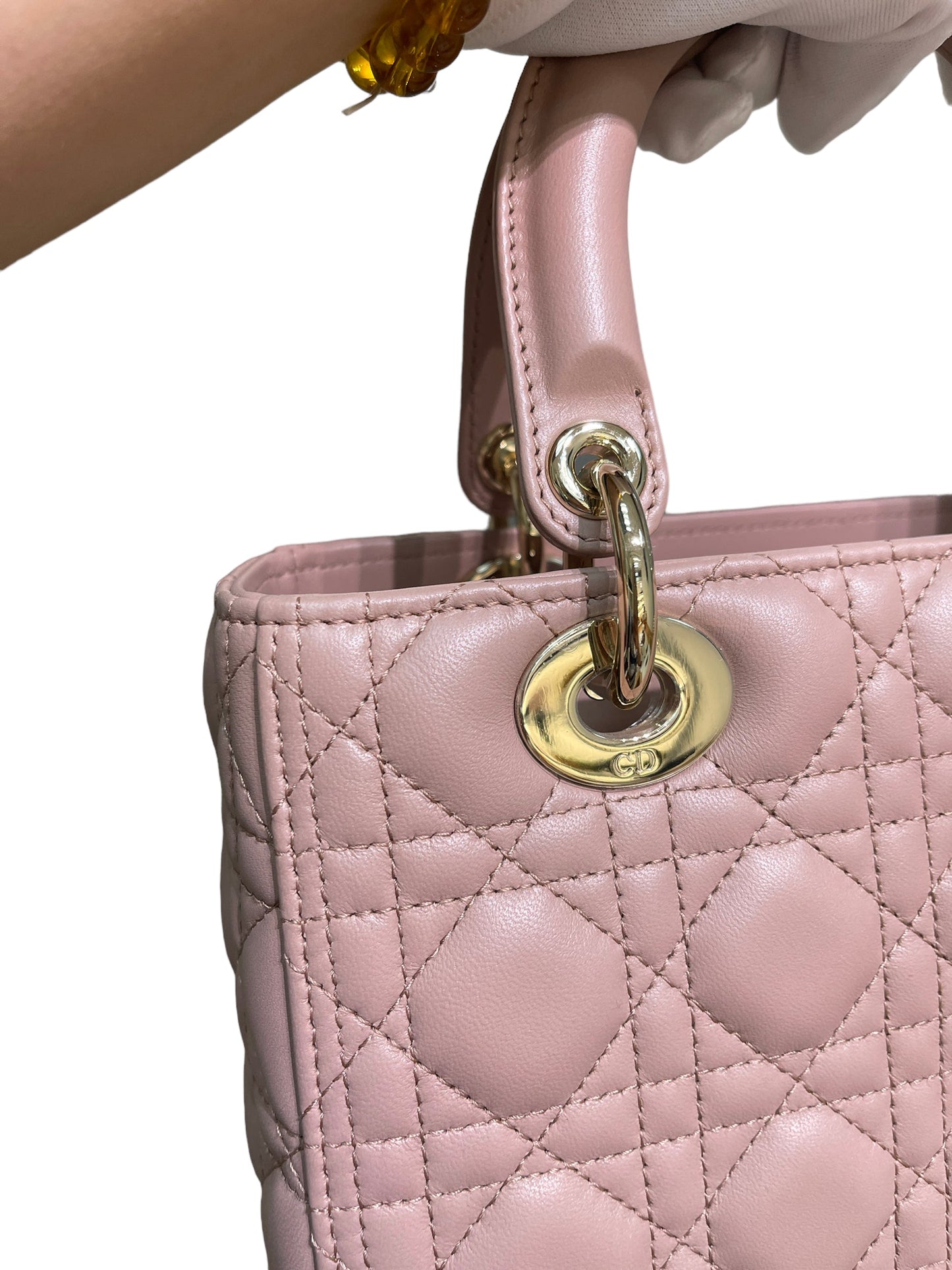 My Dior Lady Medium Flap Blush/Fard Color Bag