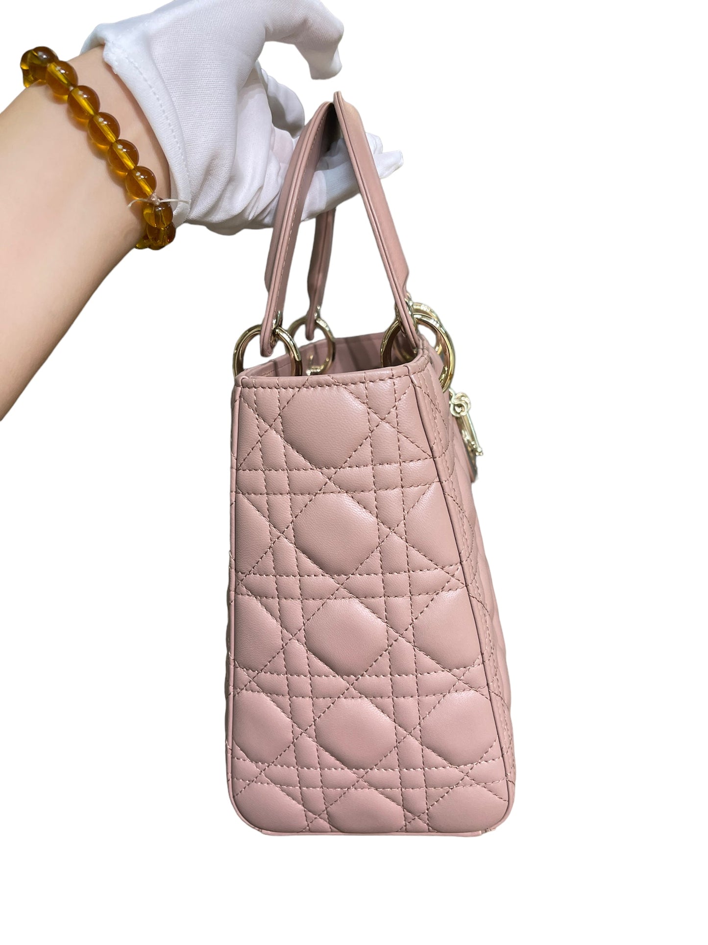 My Dior Lady Medium Flap Blush/Fard Color Bag