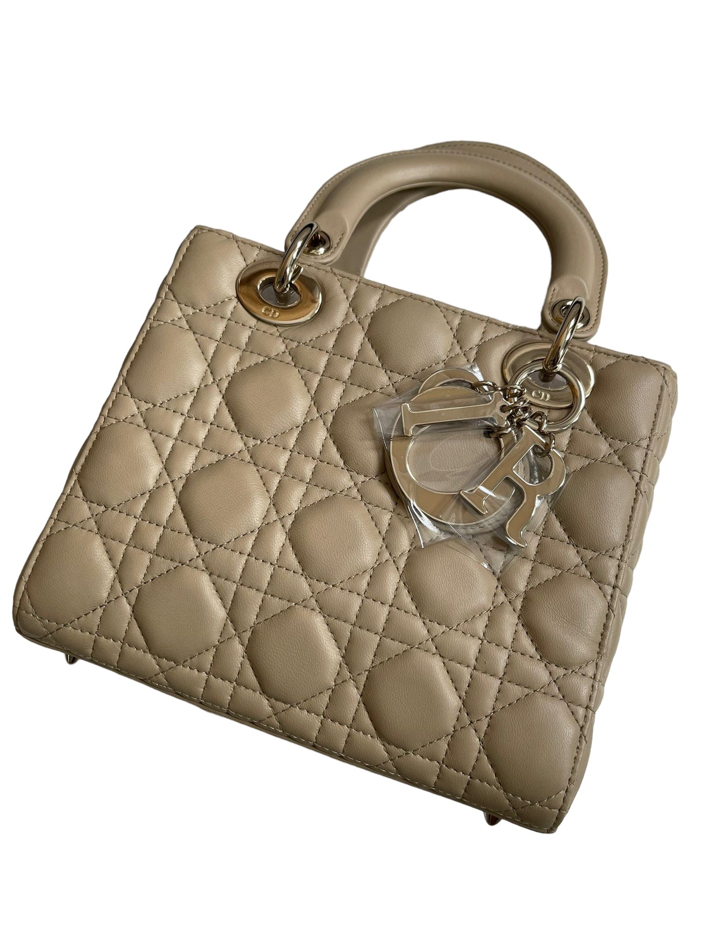 My ABC Dior Small Lady  Bag Light Beige