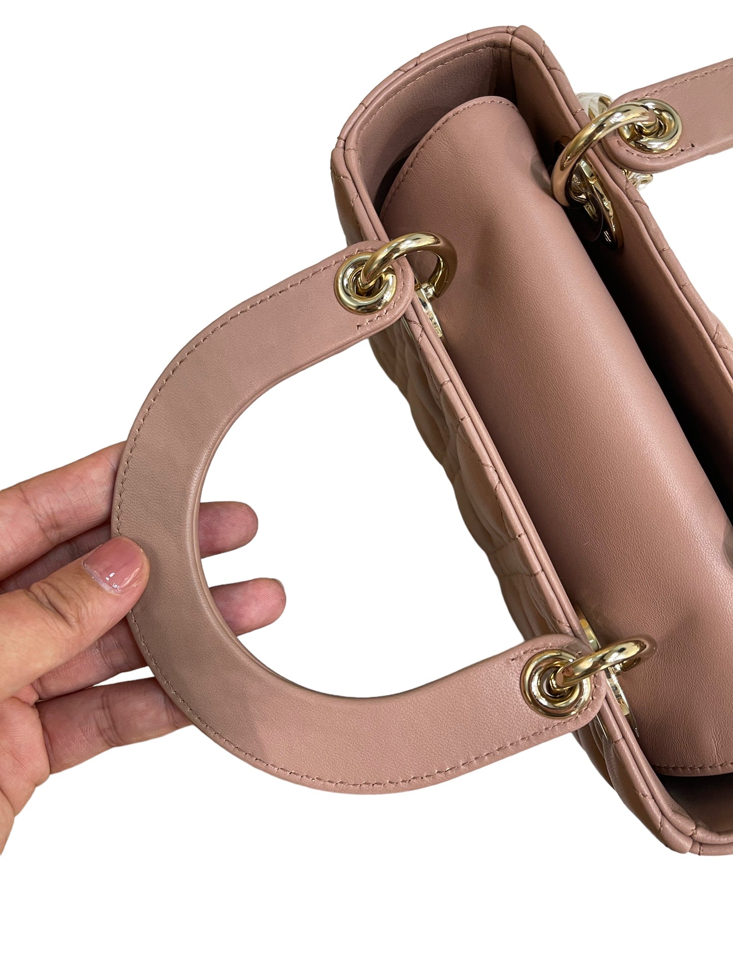 My Dior Lady Medium Flap Blush/Fard Color Bag