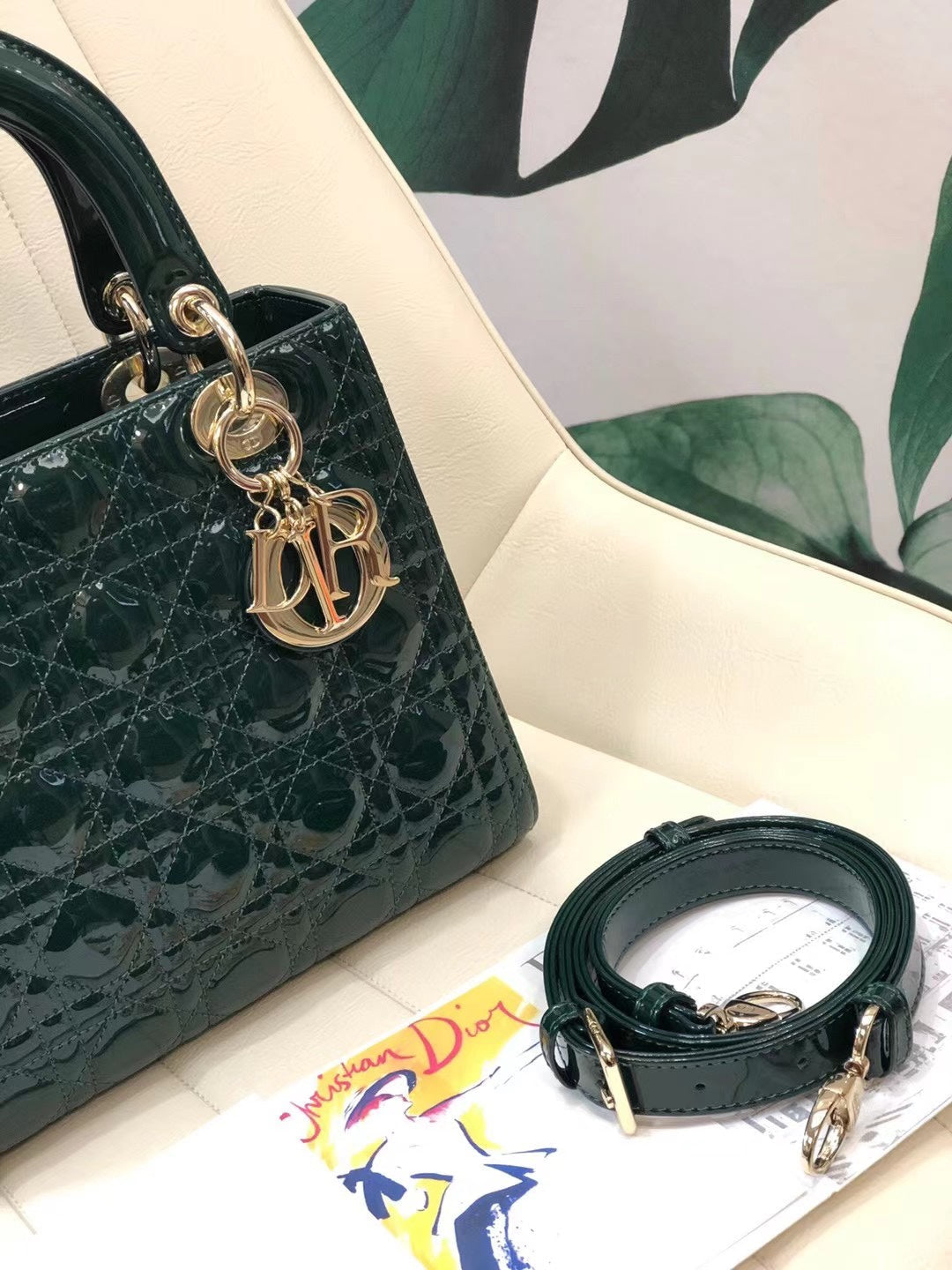 Christian Dior Medium Lady Dior  Bag