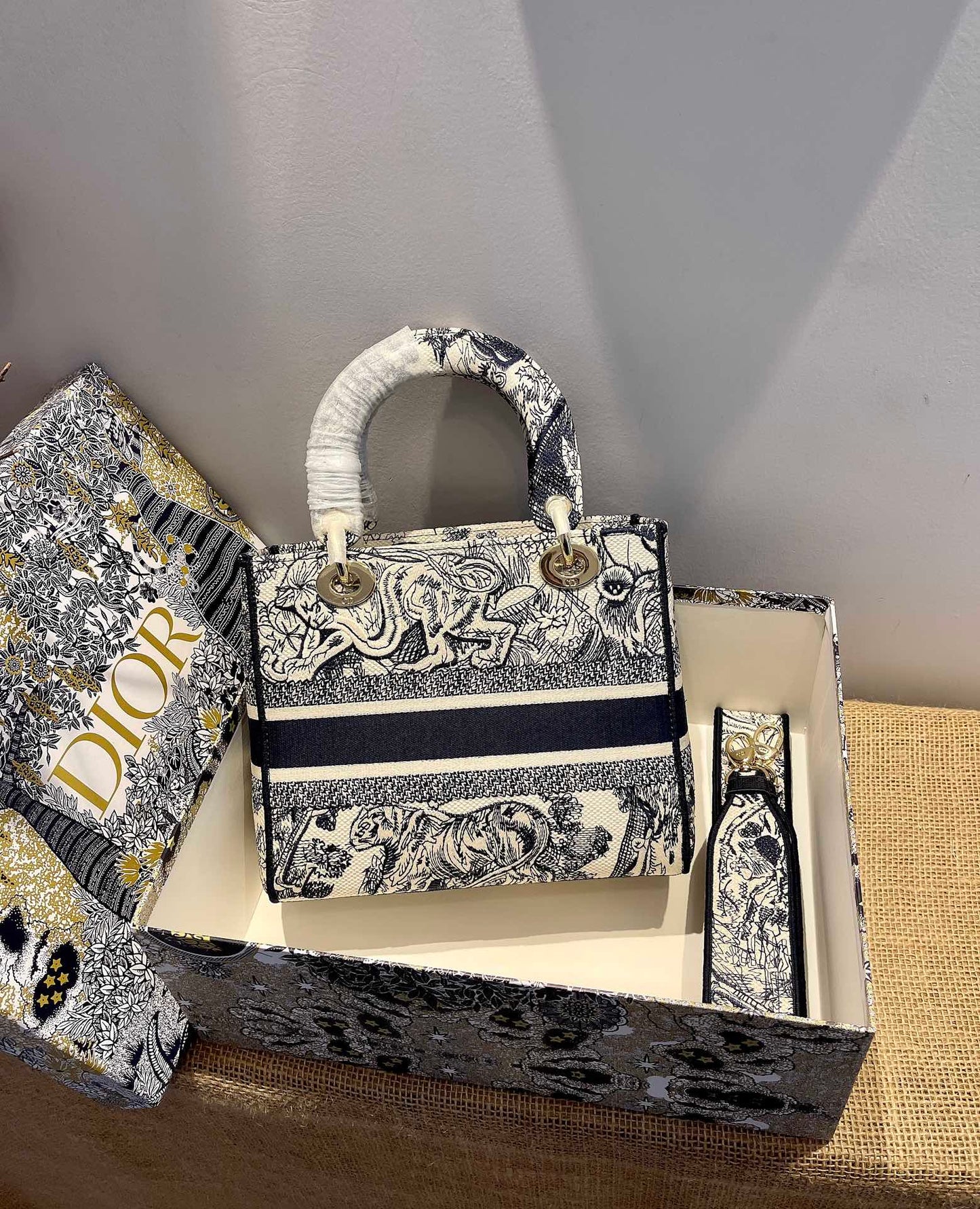 Christian Dior Medium Lady D Lite Bag