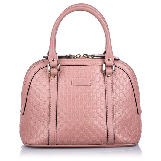 Gucci Pink Guccissima Mini Dome Satchel