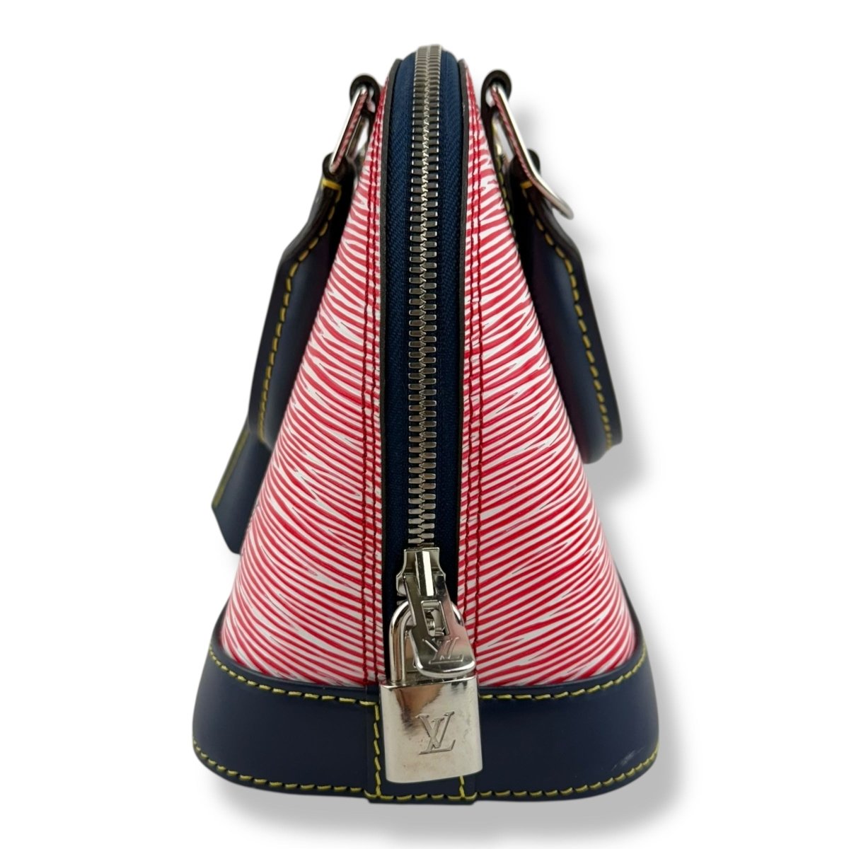 Louis Vuitton Alma BB Epi Leather Red/Navy Handbag