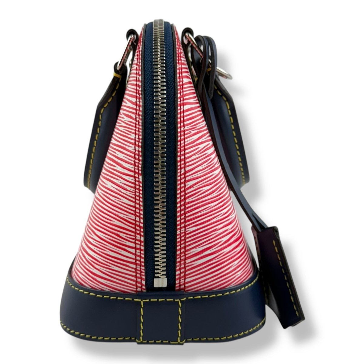 Louis Vuitton Alma BB Epi Leather Red/Navy Handbag