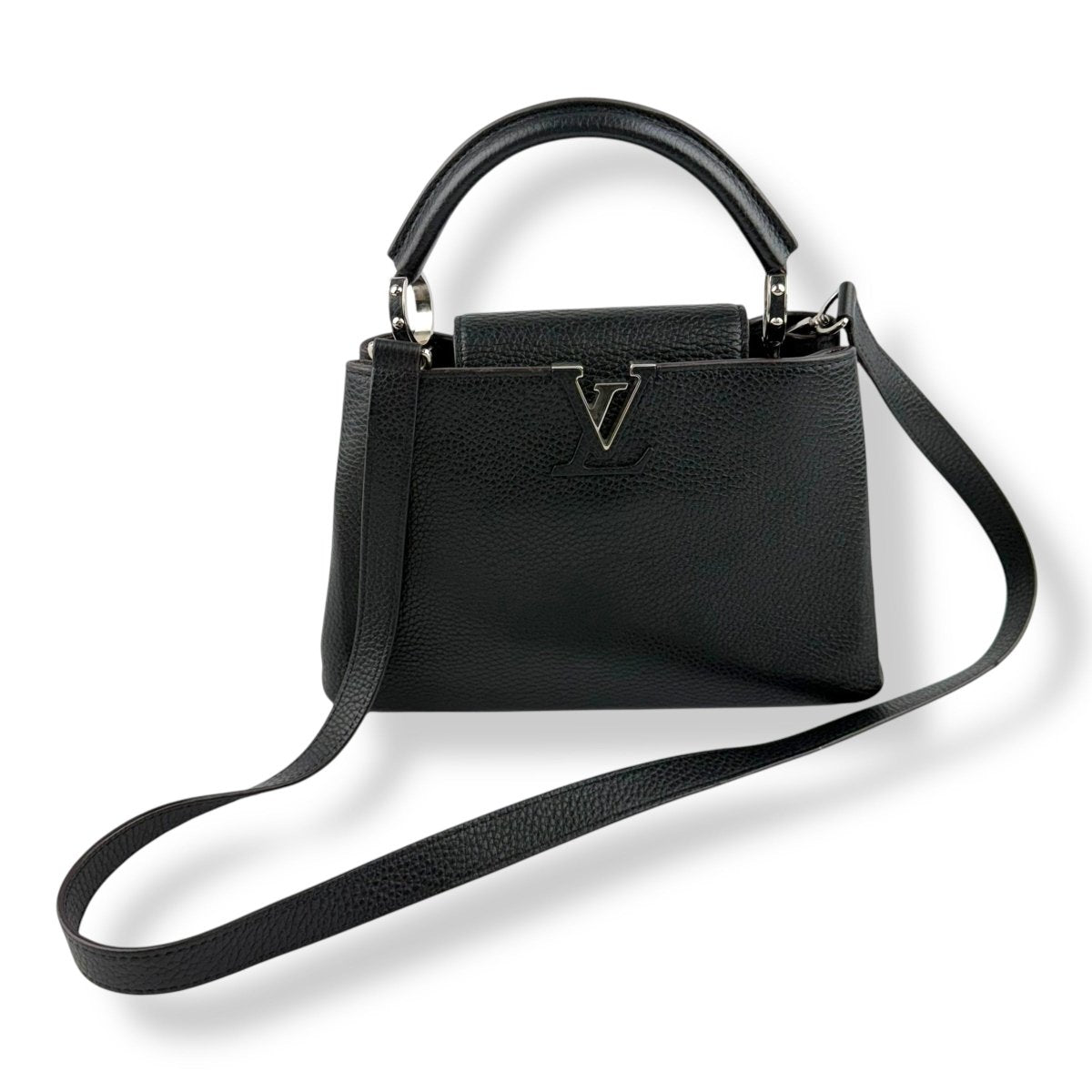 Louis Vuitton Black Capucines BB Handbag