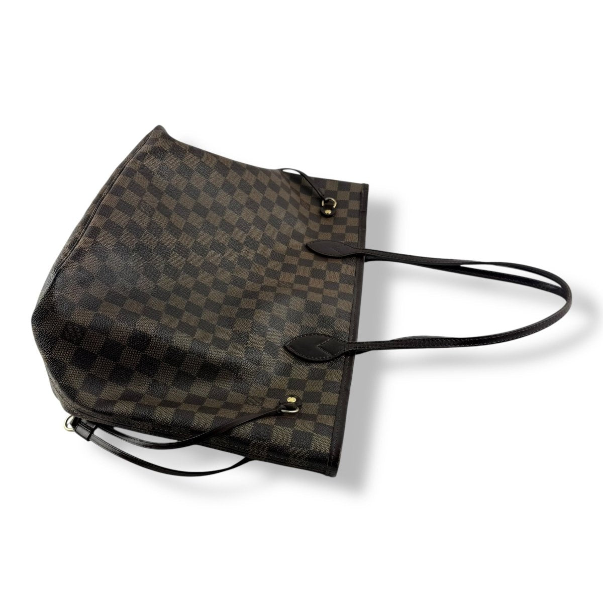 Louis Vuitton Brown Damier Neverfull MM Handbag