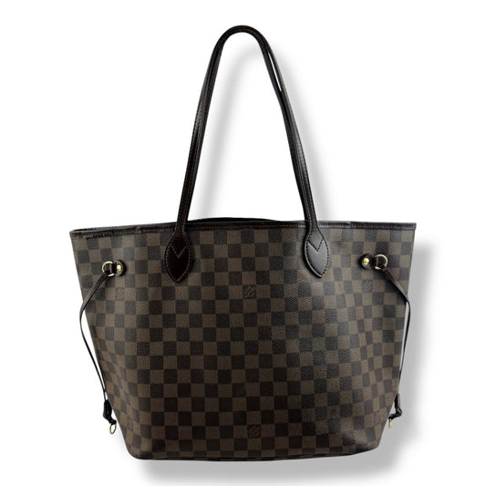 Louis Vuitton Brown Damier Neverfull MM Handbag