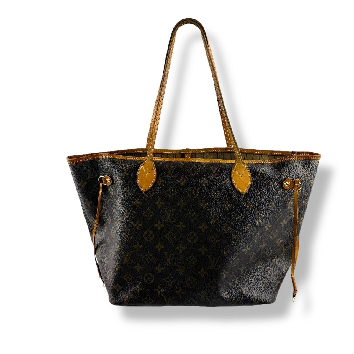 Louis Vuitton Brown Monogram Neverfull MM Handbag