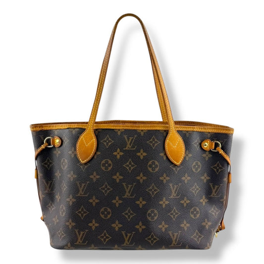 Louis Vuitton Brown Monogram Neverfull PM Handbag