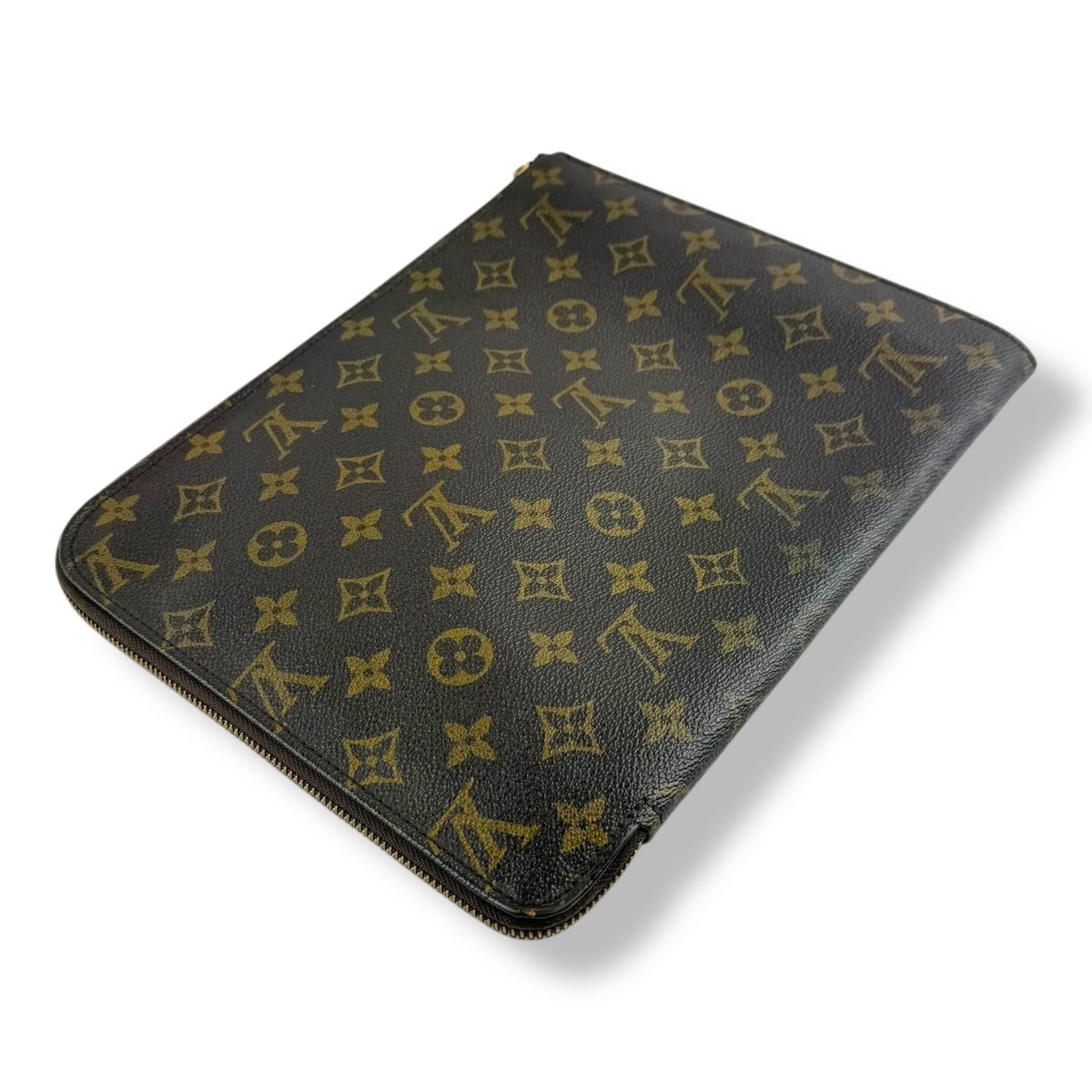 Louis Vuitton Brown Monogram Poche Document Case