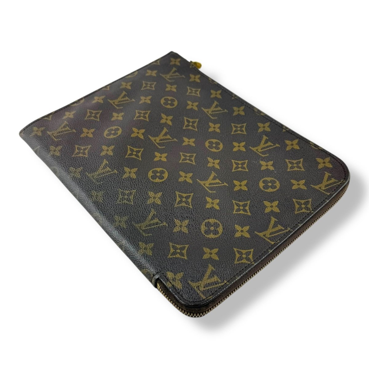 Louis Vuitton Brown Monogram Poche Document Case