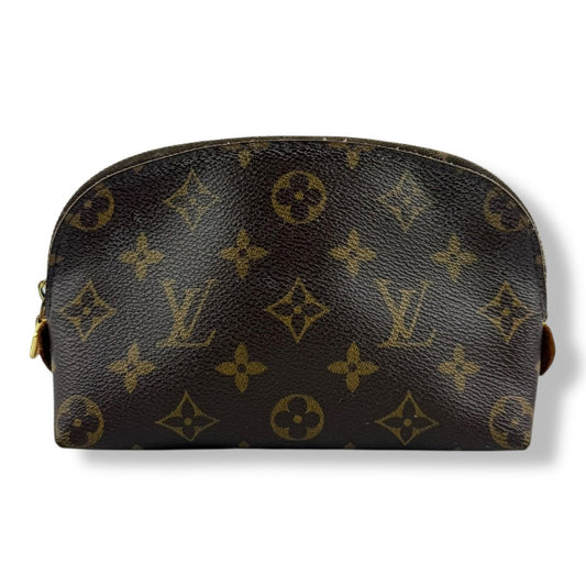 Louis Vuitton Brown Monogram Travel Cosmetic Pouch
