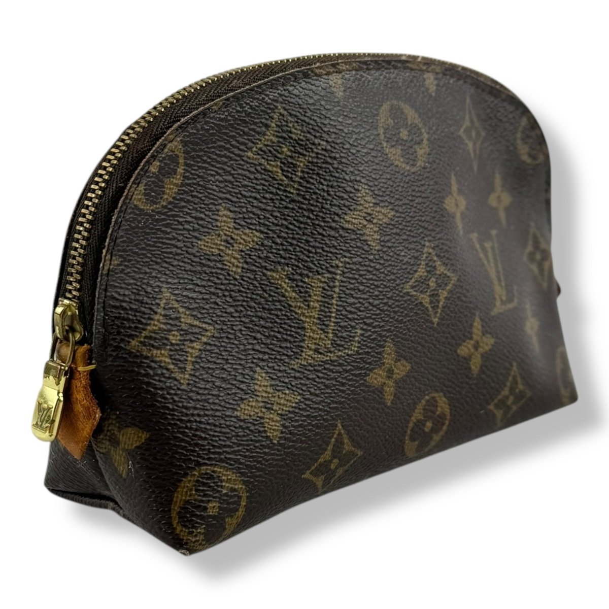 Louis Vuitton Brown Monogram Travel Cosmetic Pouch