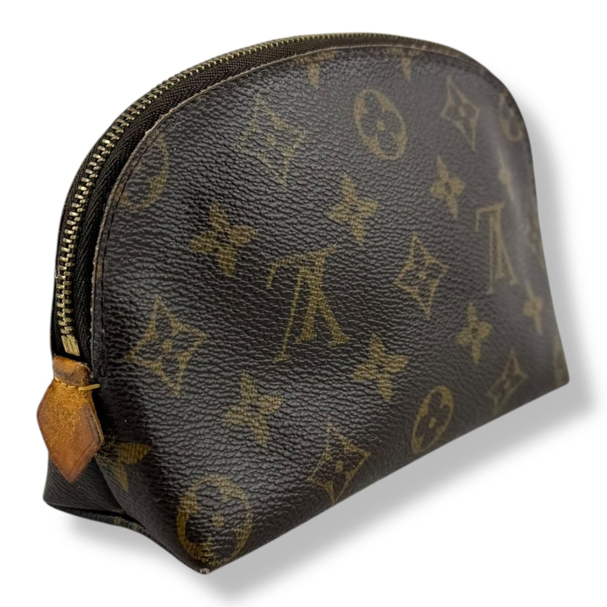 Louis Vuitton Brown Monogram Travel Cosmetic Pouch