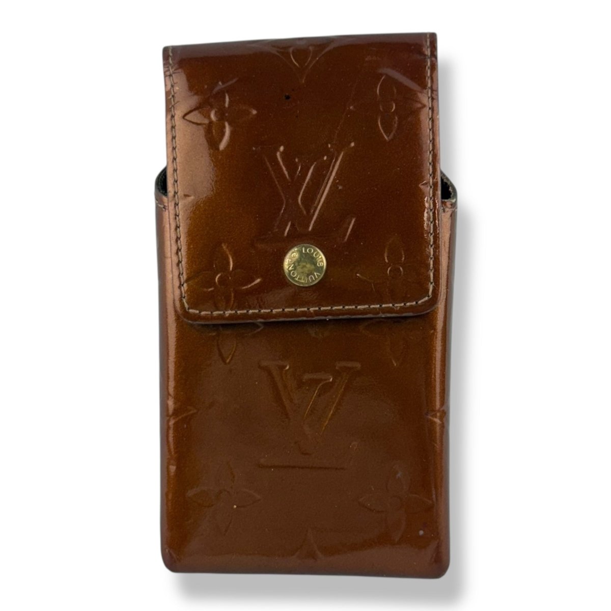 Louis Vuitton Brown Vernis Monogram Cigarette Case