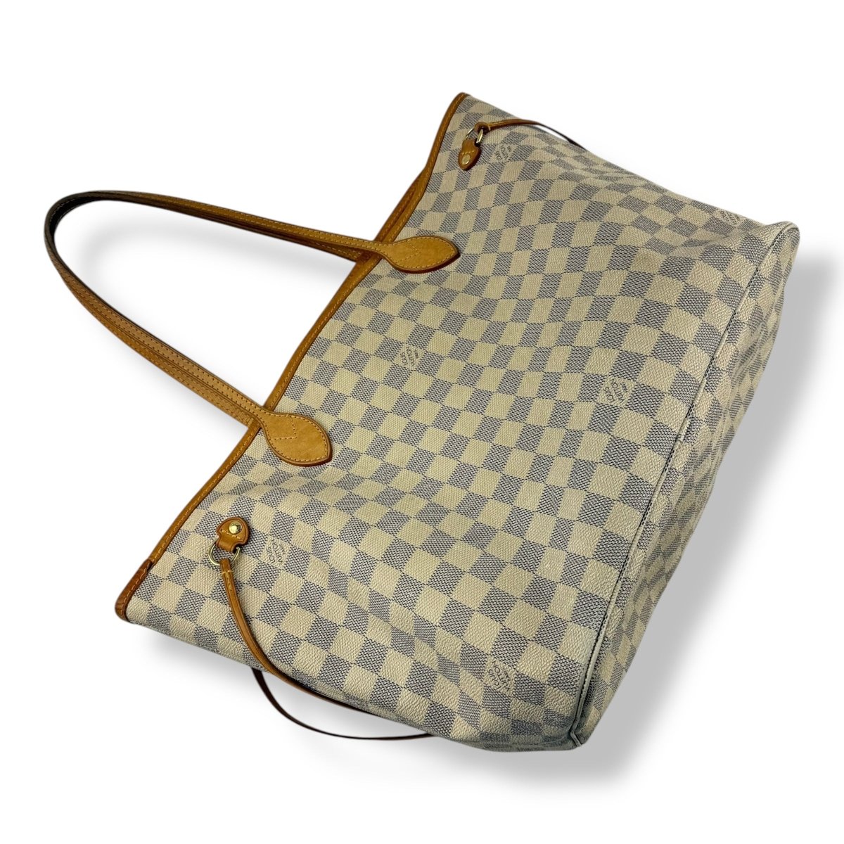 Louis Vuitton Damier Azur Neverfull MM Handbag