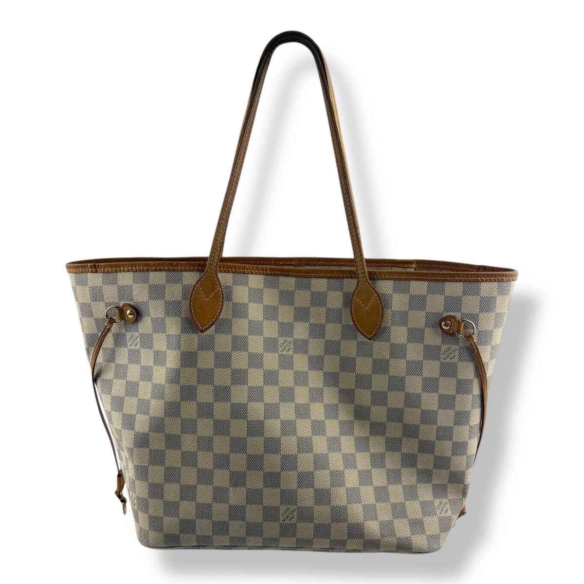 Louis Vuitton Damier Azur Neverfull MM Handbag