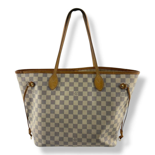 Louis Vuitton Damier Azur Neverfull MM Handbag
