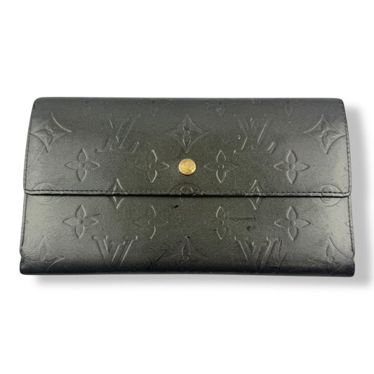 Louis Vuitton Matte Grey Monogram Porto Tresor International Tri-fold Wallet