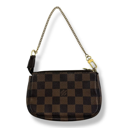 Louis Vuitton Mini Pochette Accessories Brown Damier Bag