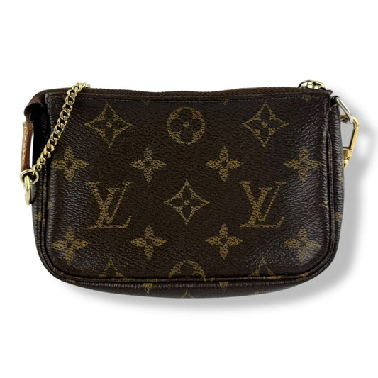 Louis Vuitton Mini Pochette Accessories Brown Monogram Bag
