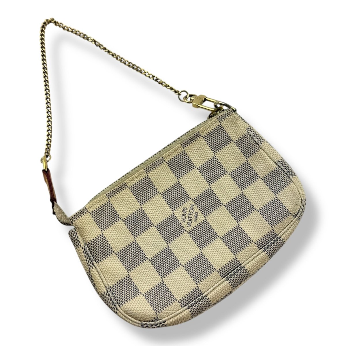 Louis Vuitton Mini Pochette Accessories Damier Azur Bag