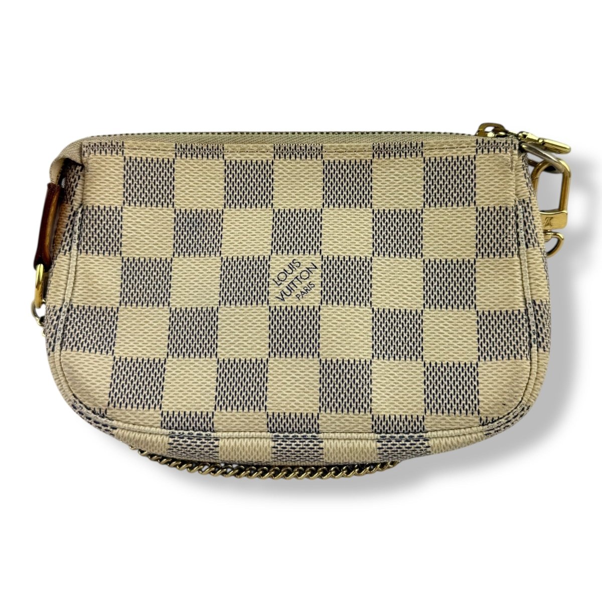Louis Vuitton Mini Pochette Accessories Damier Azur Bag