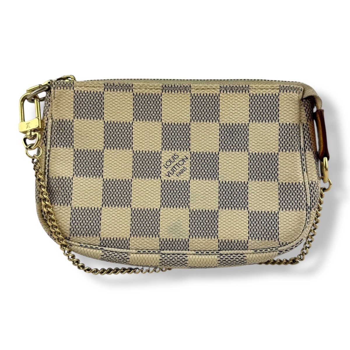 Louis Vuitton Mini Pochette Accessories Damier Azur Bag
