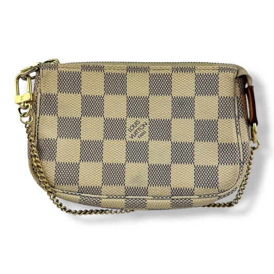 Louis Vuitton Mini Pochette Accessories Damier Azur Bag