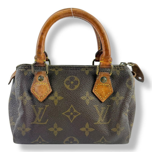 Louis Vuitton Nano Speedy Brown Monogram Handbag