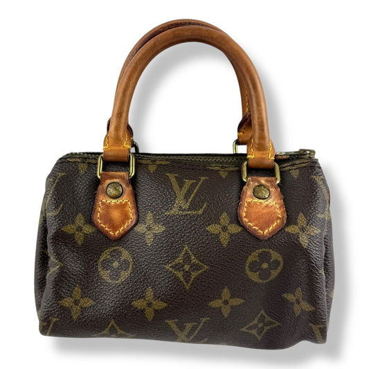 Louis Vuitton Nano Speedy Brown Monogram Handbag