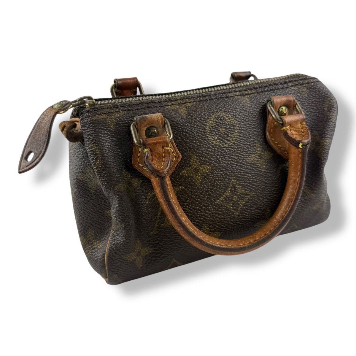 Louis Vuitton Nano Speedy Brown Monogram Handbag