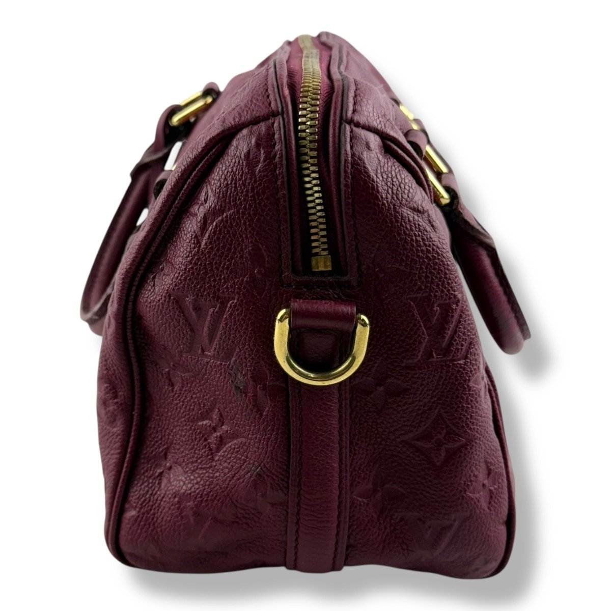 Louis Vuitton Purple Speedy Bandouliere 25 Monogram Leather Handbag