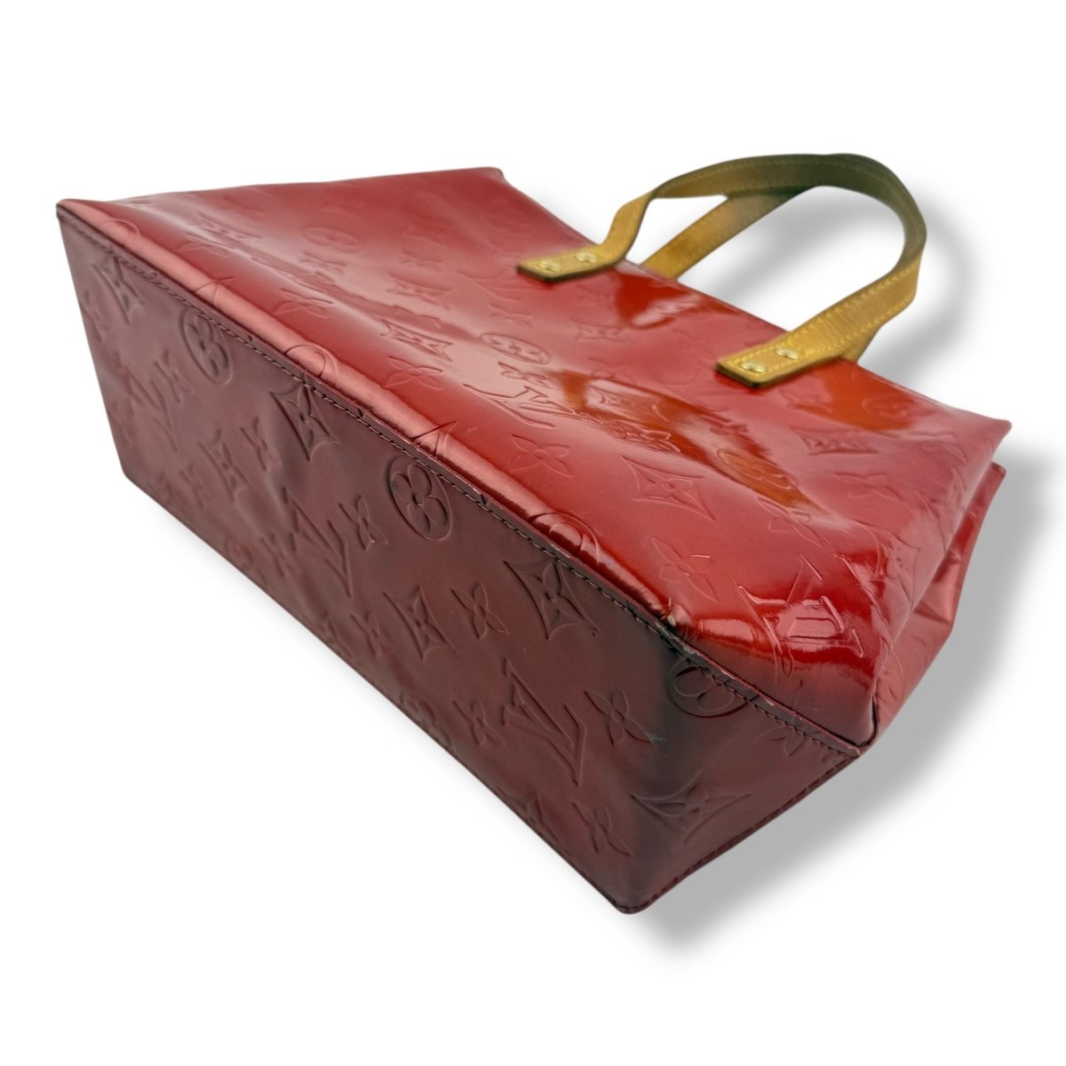 Louis Vuitton Red Vernis Reade PM Tote