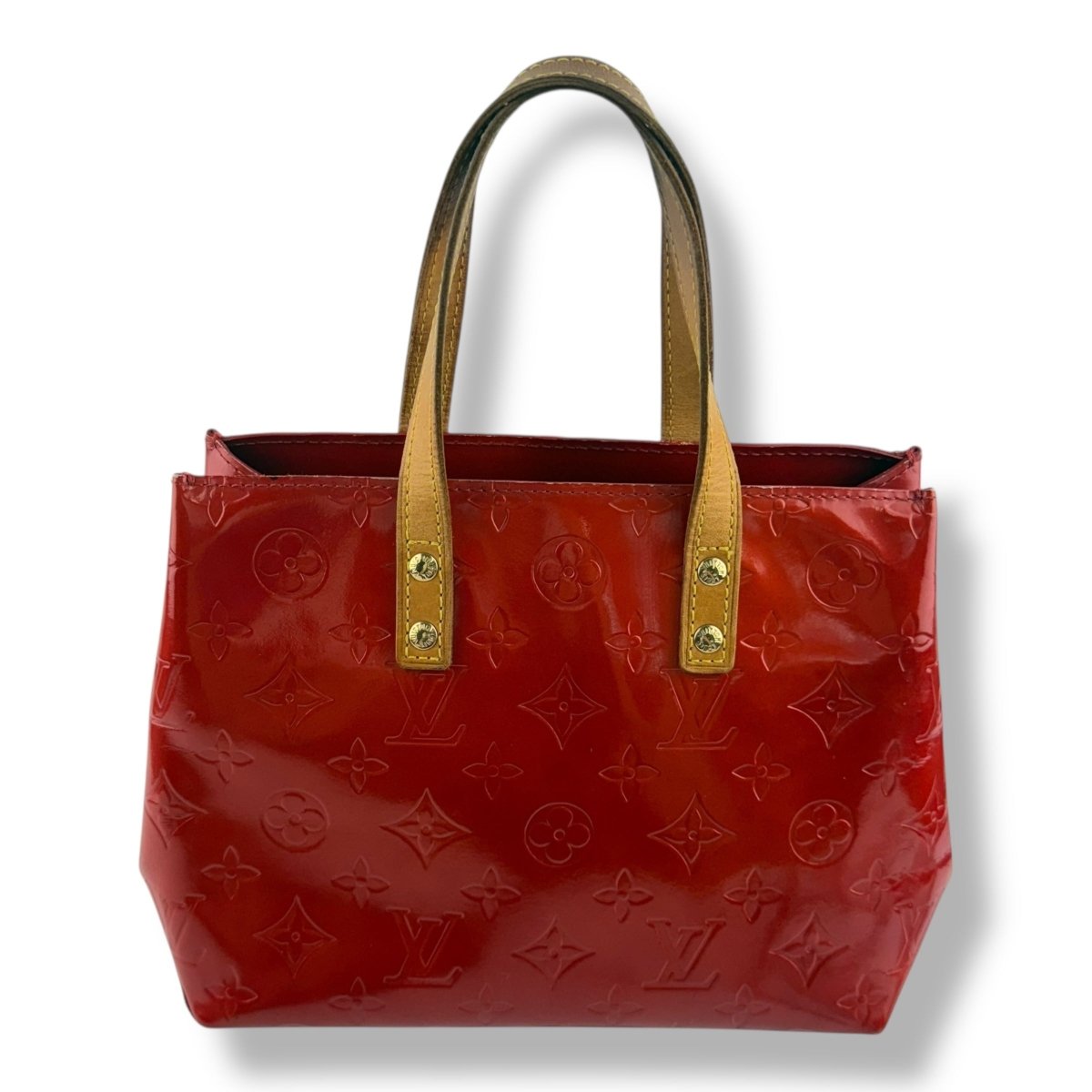 Louis Vuitton Red Vernis Reade PM Tote