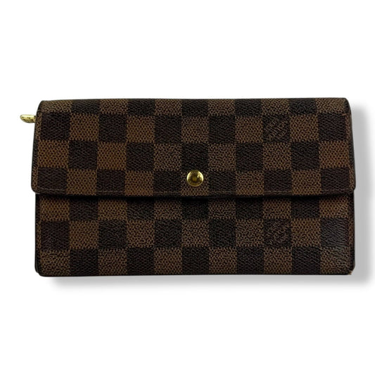 Louis Vuitton Sarah Brown Damier Femme Wallet