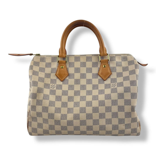 Louis Vuitton Speedy 30 Damier Azur Handbag