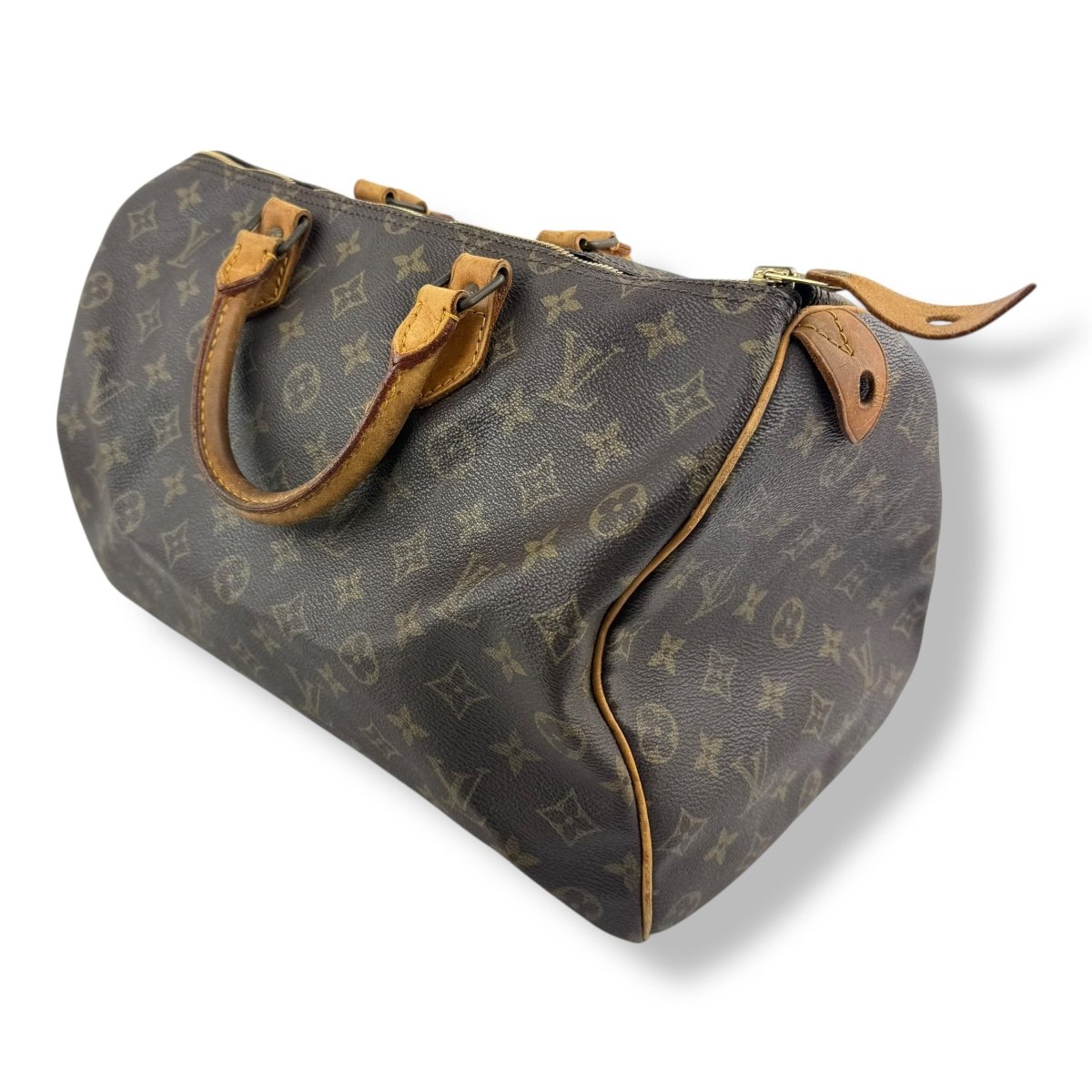 Louis Vuitton Speedy 35 Vintage Brown Monogram Handbag