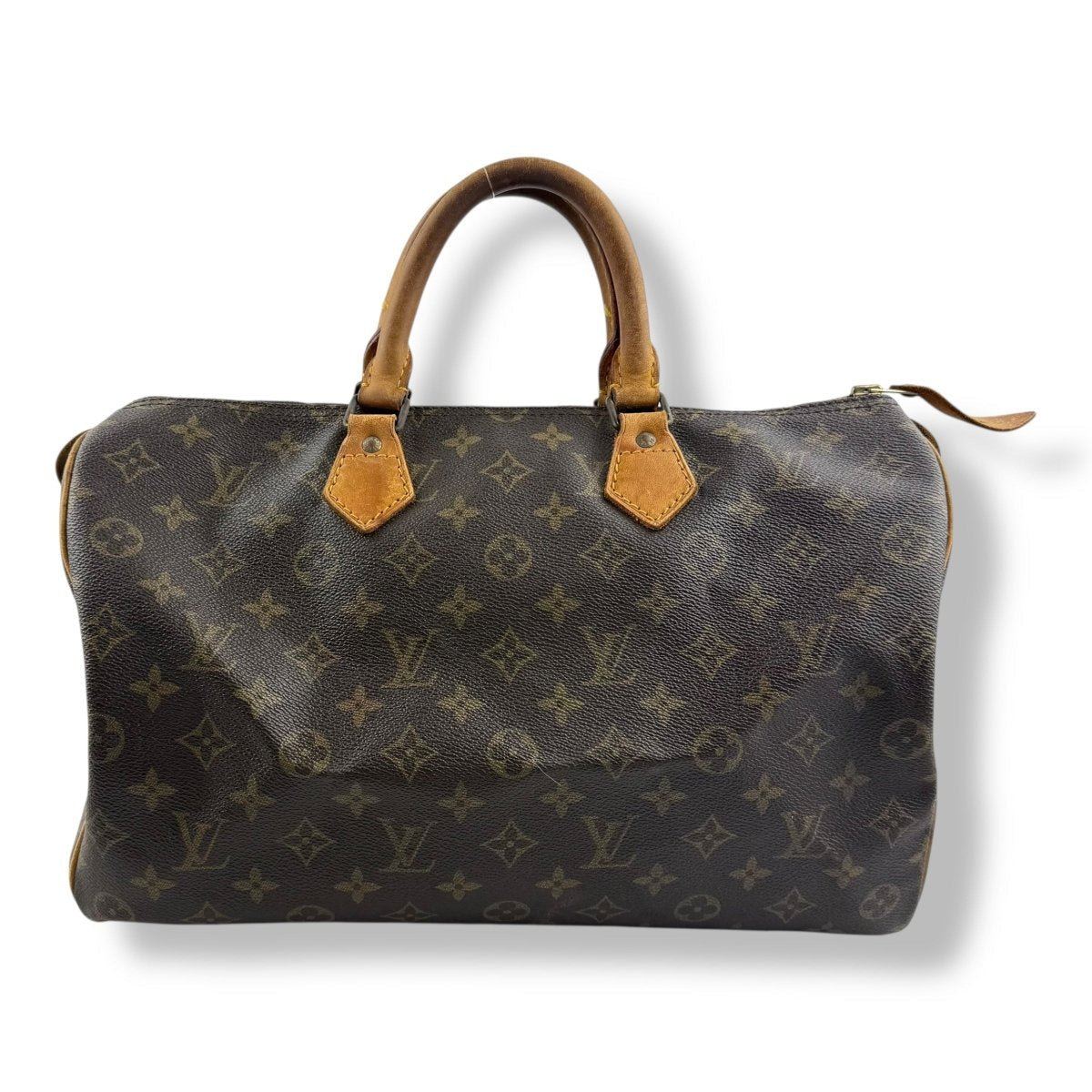 Louis Vuitton Speedy 35 Vintage Brown Monogram Handbag